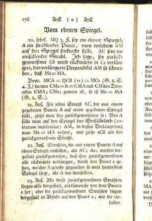 Vom ebenen Spiegel