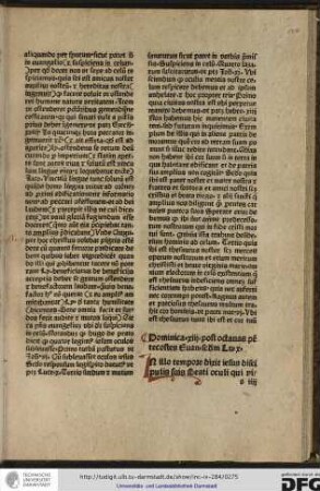 In illo tempore dixit Iesus discipulis suis Beati oculi qui vident...