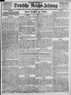 Deutsche Reichs-Zeitung. 1871-1934