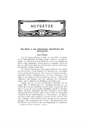 Ein Blick in das allgemeinste Begriffsnetz der Astronomie