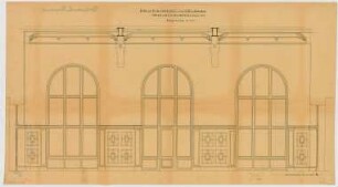 Thiersch, Friedrich von; München; Haus für Handel und Gewerbe - Börsensaal Nordwand (Ansicht)