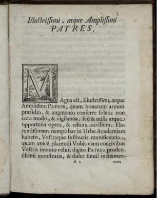 Illustrissimi, atque Amplissimi Patres! Praefatio.