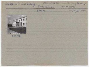 Hans-Loch-Viertel, Kindertagesstätte. Berlin, Lichtenberg, Friedrichsfelde, Balatonstraße