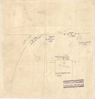 Littmann, Max; Bocksberg; Hofgut, Stallgebäude - Schweinestall (Lageplan)