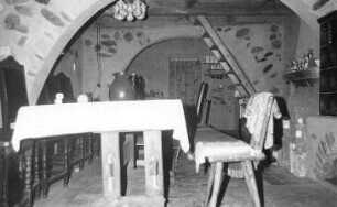 Reinsberg-Steinbach. Kriegermühle, Inneres umgestaltet zum Wochenendhaus