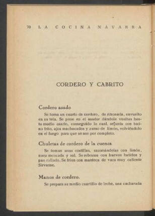 Cordero y cabrito