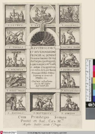 [Das Martyrium der Zwölf Apostel, Titelblatt]