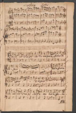 Ascanio. Auszüge; S, strings, b