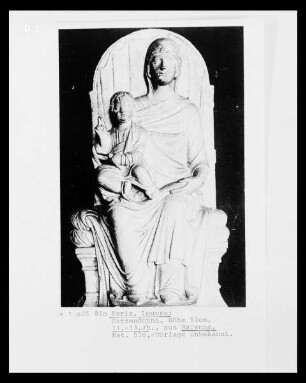 Thronende Madonna, aus Ravenna