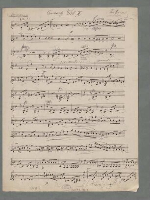 Quartets, vl (2), vla, vlc, d-Moll - BSB Mus.ms. 9711 : [without title]