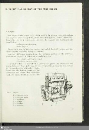 II. Technical Design of the Motorcar