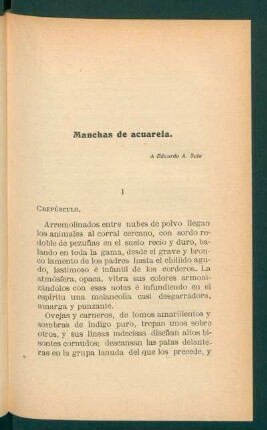 Manchas de acuarela.