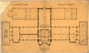 Billing, Hermann; Mannheim (Baden-Württemberg); Kunsthalle - Grundriss EG