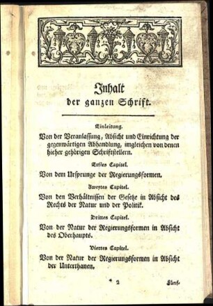 Inhalt der ganzen Schrift.