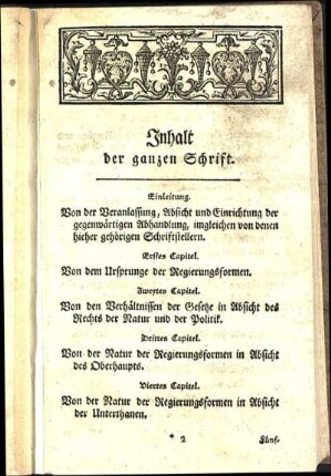 Inhalt der ganzen Schrift.