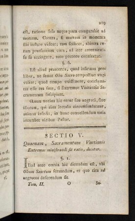 209-220, Sectio V. - Sectio VI.