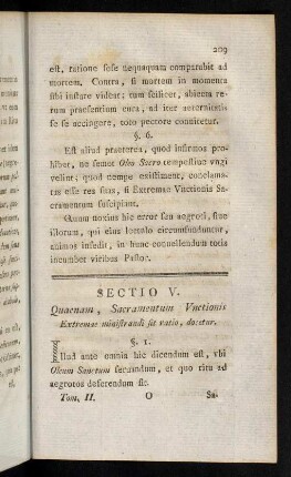 209-220, Sectio V. - Sectio VI.