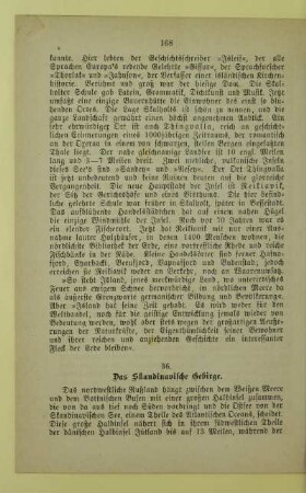 36. Das Skandinavische Gebirge