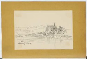 Niederwerth: Perspektivische Ansicht (aus: Skizzen- und Fotoalbum 11)