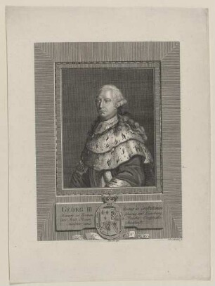 Bildnis des Georg III., Koenig in Grosbritanien