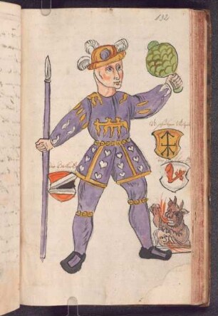 Schembartläufer 1426 (recte: 1416), mit Hölle