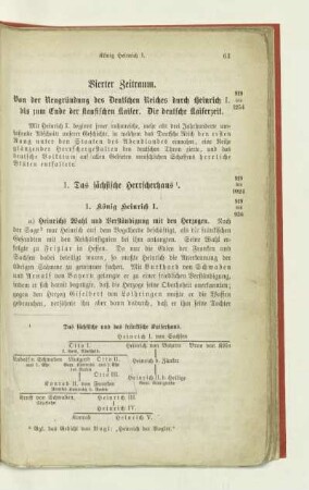 I. Das sächsische Herrscherhaus