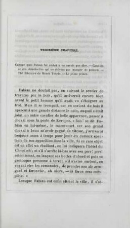 Troisième chapitre