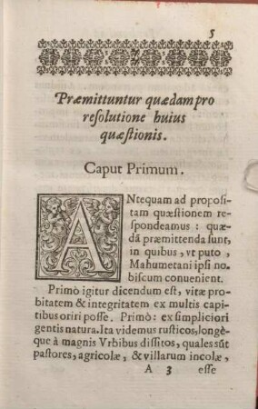 Caput Primum.