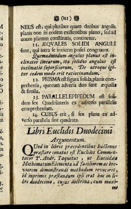 Libri Euclidis Duodecimi.