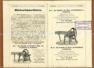 Häckselmaschinen zum Schneiden von Pferde- und Rindehäcksel