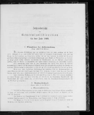 IX. Verwaltungs-Abtheilung für das Zollwesen.