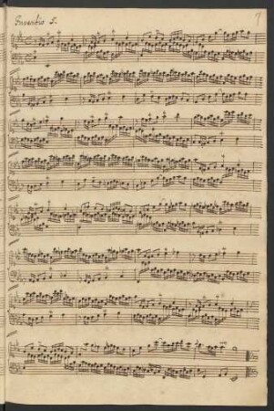 Inventionen; cemb; Es-Dur; BWV 776