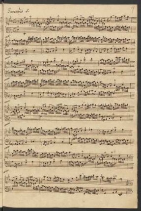 Inventionen; cemb; Es-Dur; BWV 776