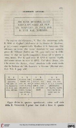 6: Iscrizioni antiche
