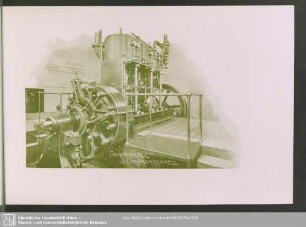 Dampfmaschine mit Dynamomaschine