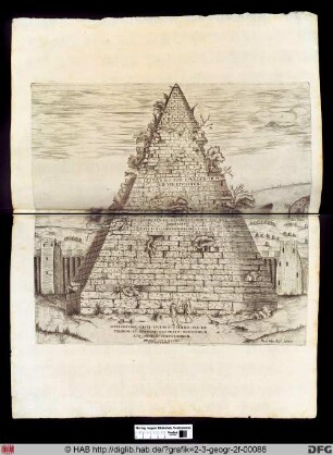 Die Cestius-Pyramide.