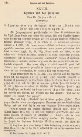 344-353 Cyprian und das Papsttum : Fortsetzung