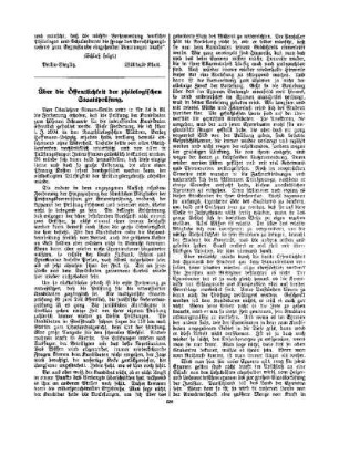 Über die Öffentlichkeit der philologischen Staatsprüfung