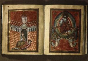 Gebetbuch des Otto III. — Majestas Domini, Folio 21 recto