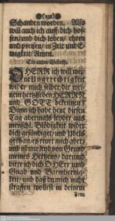 Ein ander Gebeth