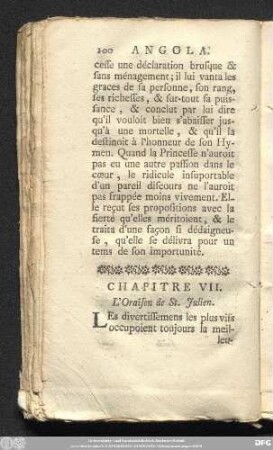 Chapitre VII. L'Oraison de St. Julien.