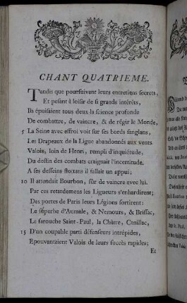 Chant Quatrieme. - Vierter Gesang.
