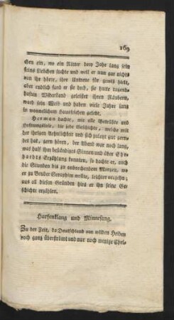 Harfenklang und Minnesang.