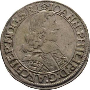 Münze, 1/2 Guldentaler (30 Kreuzer), 1672