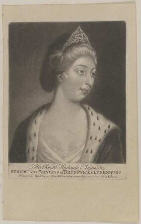 Bildnis der Augusta of Brunswick & Lunenburg