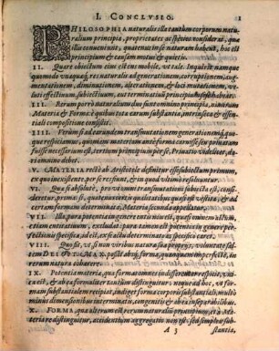 Disputatio ex tribus prioribus philosophiae naturalis partibus desumpta