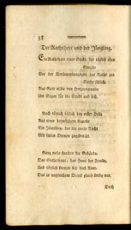 Der Rathsherr und der Jüngling