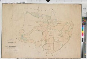 Eickelborn (Lippstadt), Hudebefreiung (Separation) Eickelborn, Übersichtskarte