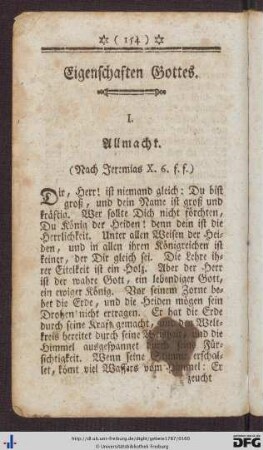 Eigenschaften Gottes.