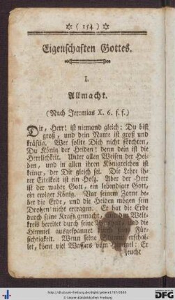 Eigenschaften Gottes.